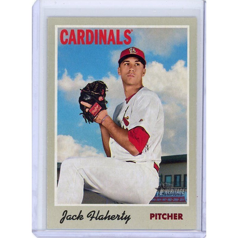 2019 St. Louis Cardinals Jack Flaherty Topps Heritage #92