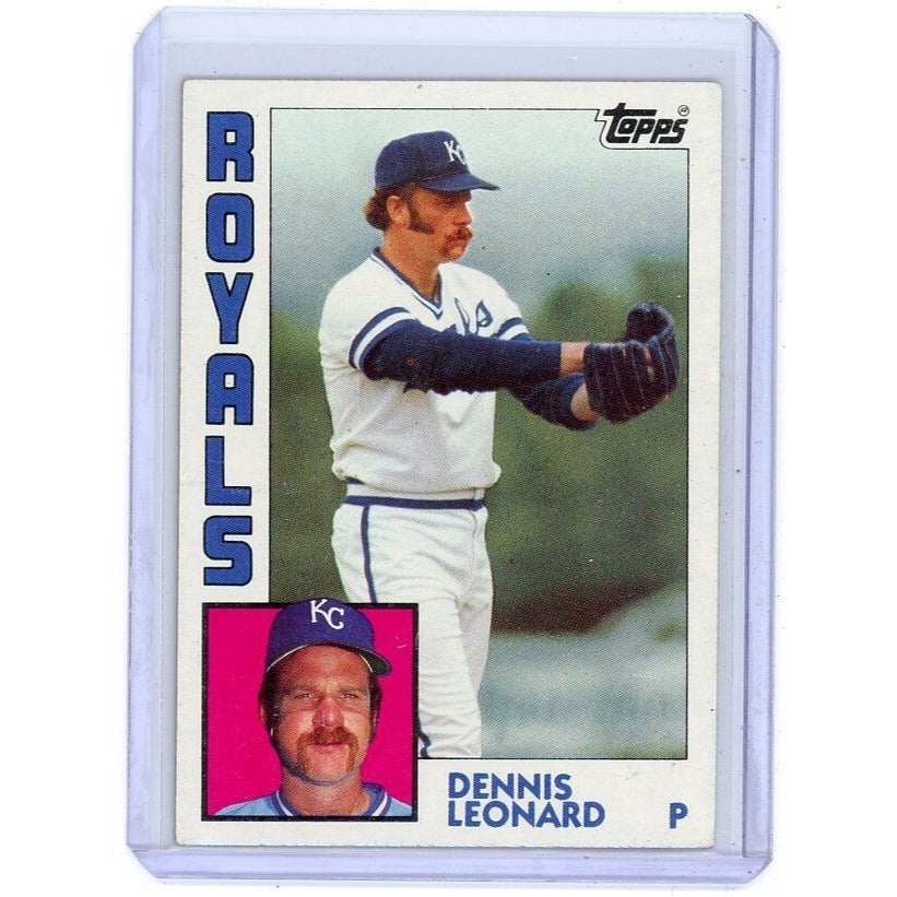 1984 Kansas City Royals Dennis Leonard Topps #375