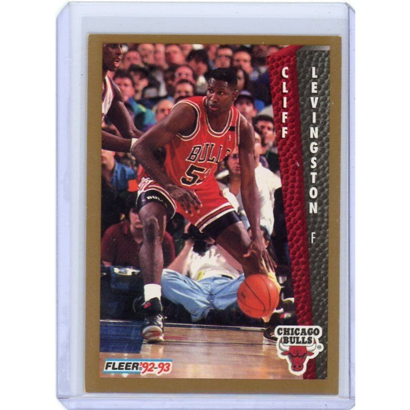 1992-93 Chicago Bulls Cliff Levingston Fleer #34