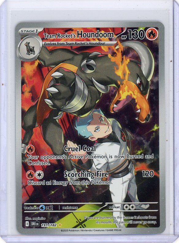 Pokemon: Team Rocket's Houndoom SV10: Destined Rivals #191/182