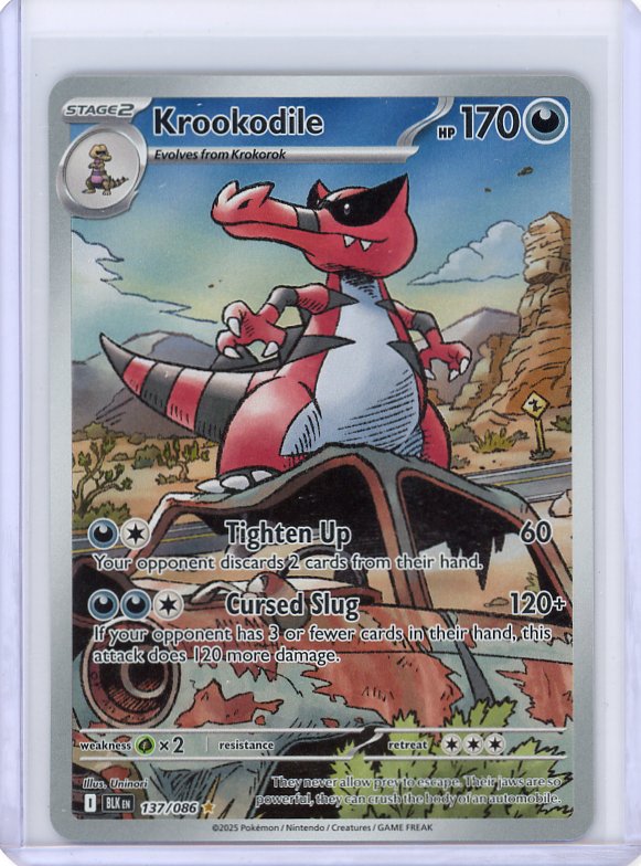 Pokemon: Krookodile SV: Black Bolt #137/086