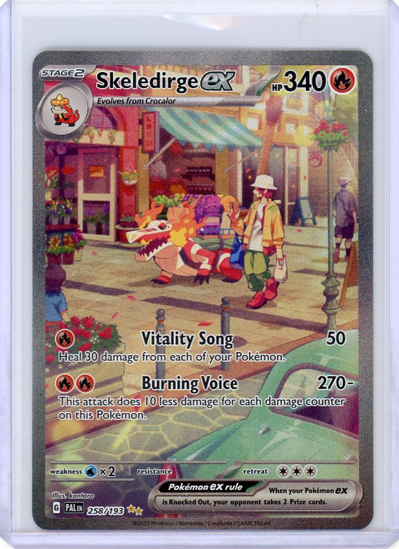 Pokemon: Skeledirge ex SV02: Paldea Evolved #258/193