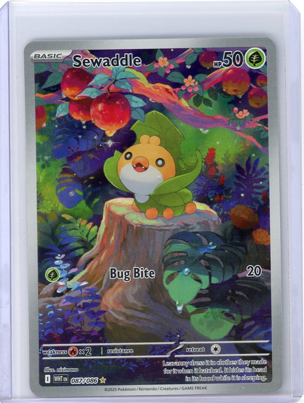 Pokemon: Sewaddle SV: White Flare #087/086