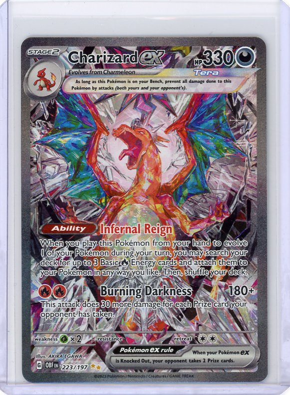 Pokemon: Charizard ex SV03: Obsidian Flames #223/197