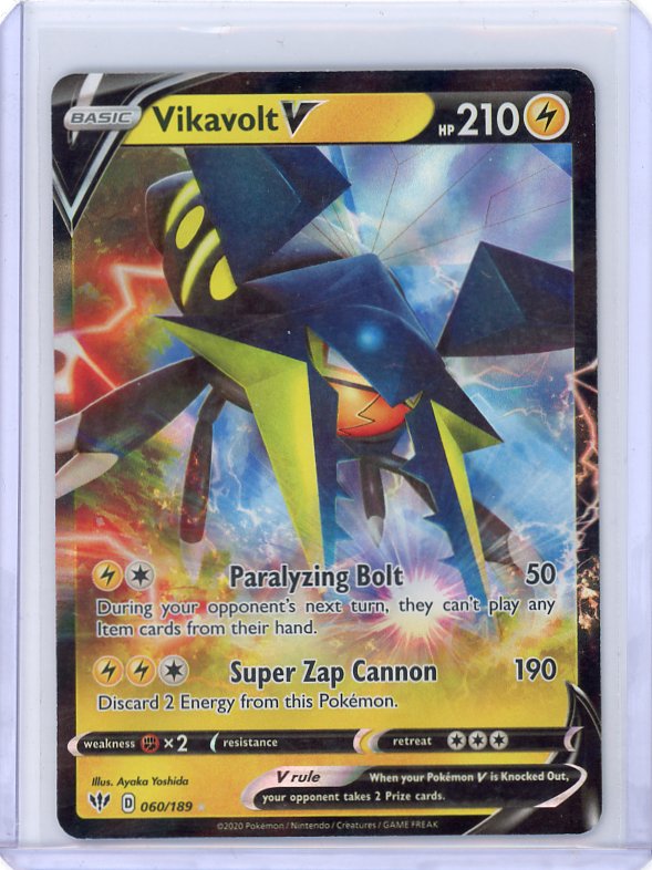 Pokemon: Vikavolt V SWSH03: Darkness Ablaze #060/189