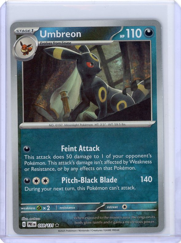 Pokemon: Umbreon (Master Ball Pattern)SV: Prismatic Evolutions #059/131