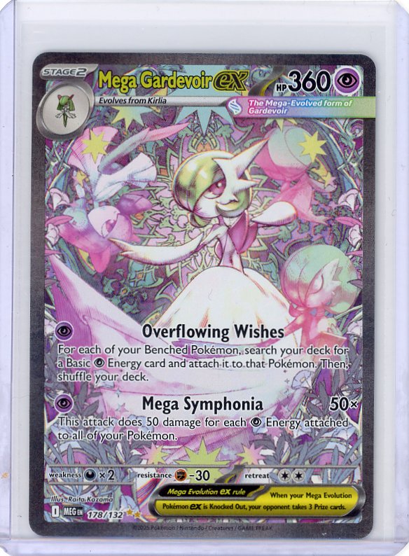 Pokemon: Mega Gardevoir ex ME01: Mega Evolution #178/132