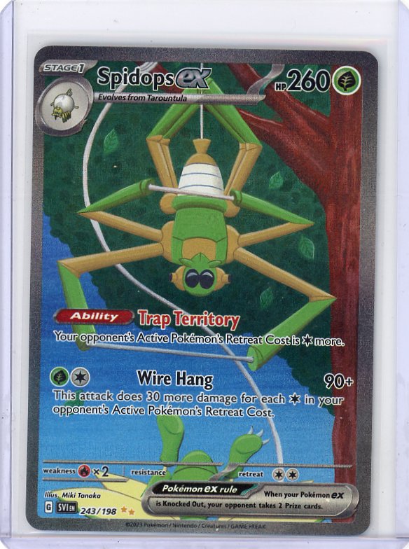 SV01: Scarlet & Violet Base Set #243/198 Spidops ex
