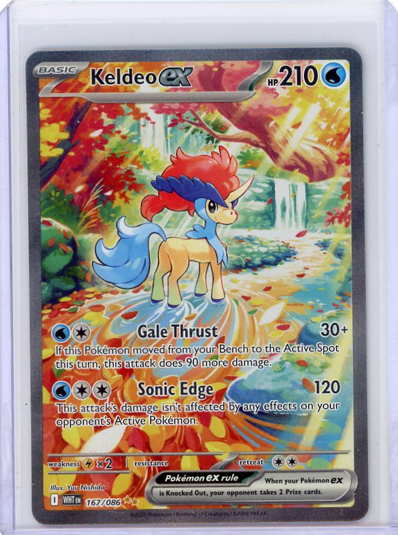 Pokemon: Keldeo ex SV: White Flare #167/086