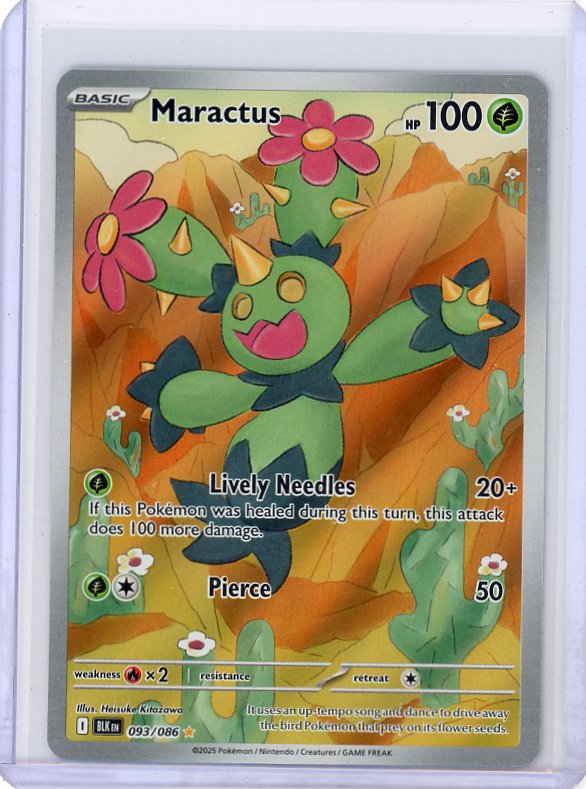 Pokemon: Maractus SV: Black Bolt #093/086