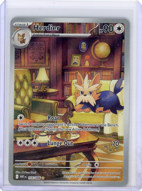 Pokemon: Herdier SV: White Flare #155/086