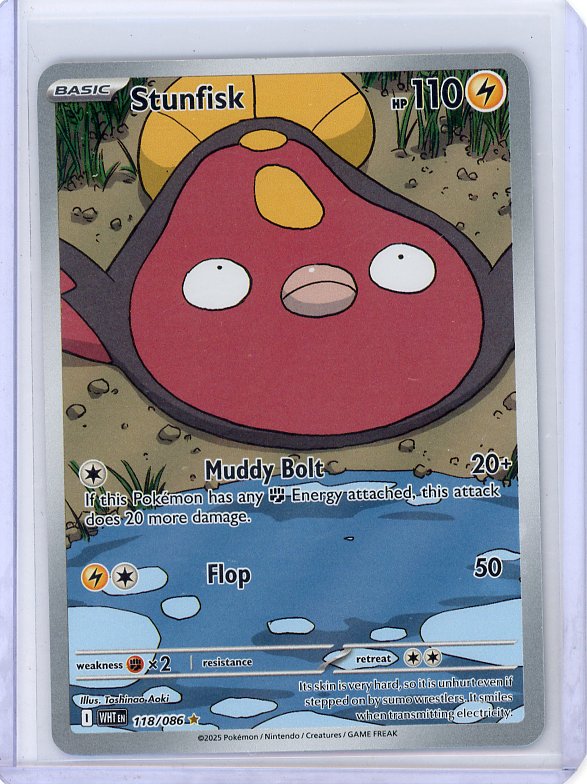Pokemon: Stunfisk SV: White Flare #118/086