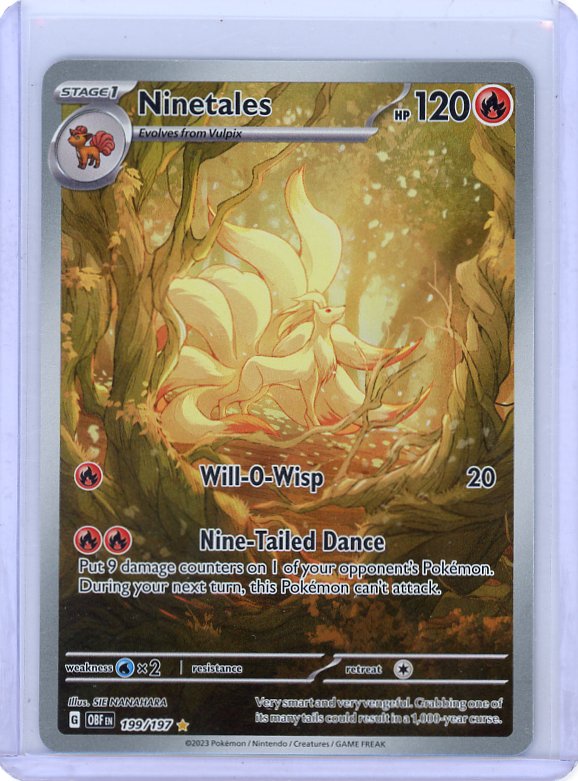 Pokemon: Ninetales SV03: Obsidian Flames #199/197