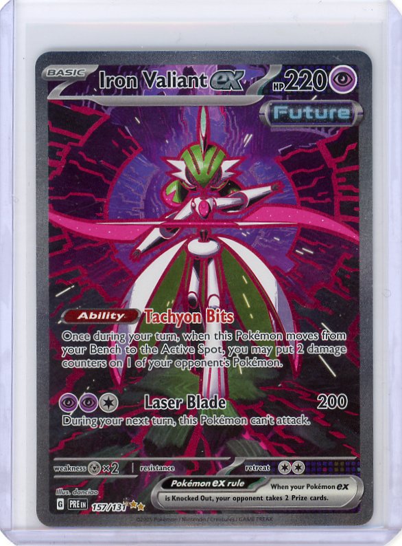Pokemon: Iron Valiant ex SV: Prismatic Evolutions #157/131