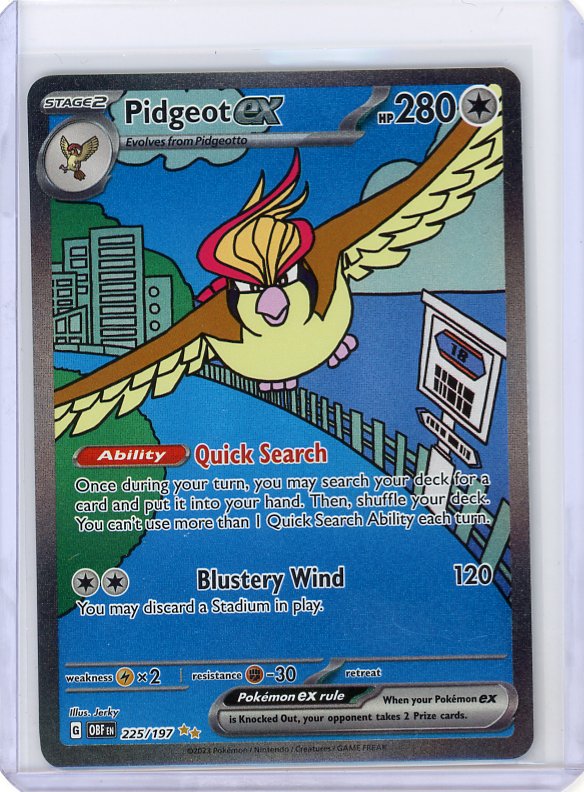 Pokemon: Pidgeot ex SV3: Ruler of the Black Flame #136/108