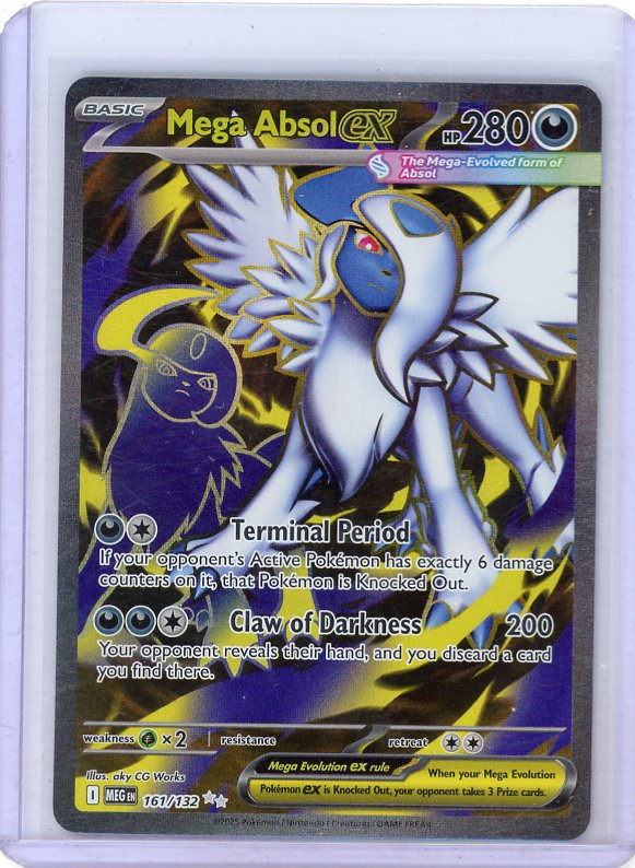 Pokemon: Mega Absol ex ME01: Mega Evolution #161/132