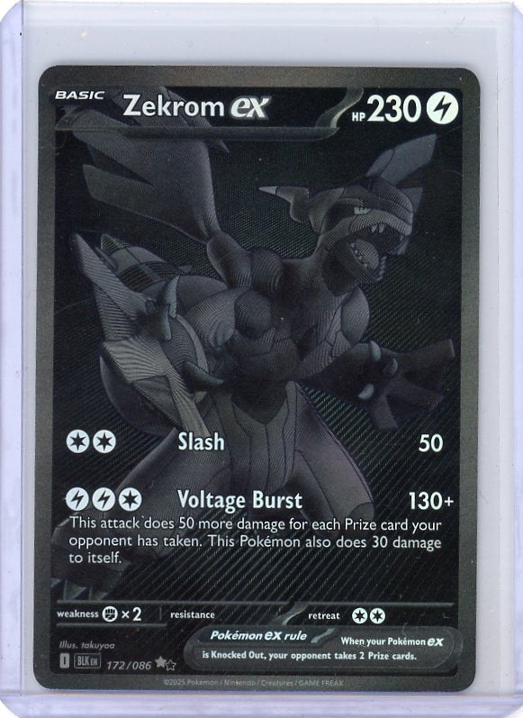 Pokemon: Zekrom ex SV: Black Bolt #172/086