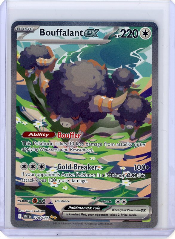 Pokemon: Bouffalant ex SV: White Flare #170/086