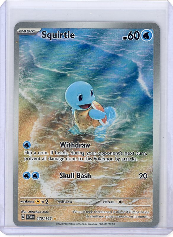 Pokemon: Squirtle SV: Scarlet & Violet 151 #170/165