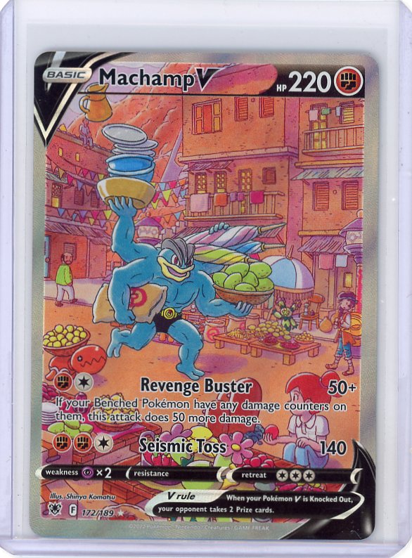 Pokemon: Machamp V SWSH10: Astral Radiance #172/189