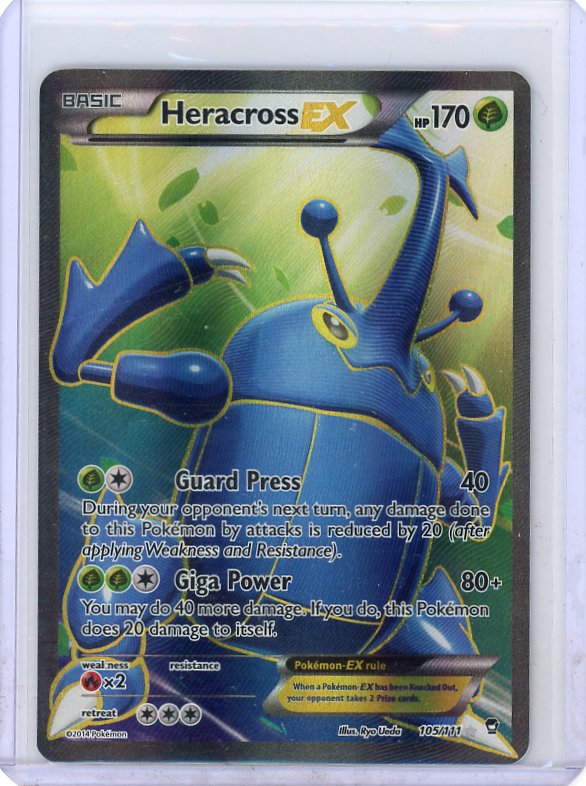 Pokemon: Heracross EX XY - Furious Fists #105/111