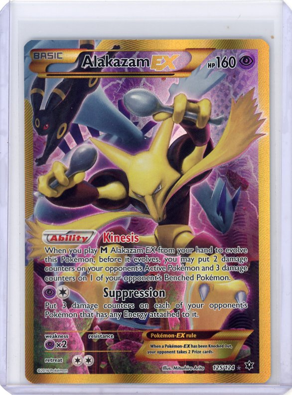 Pokemon: Alakazam EX(Secret) XY-Fates Collide #125/124