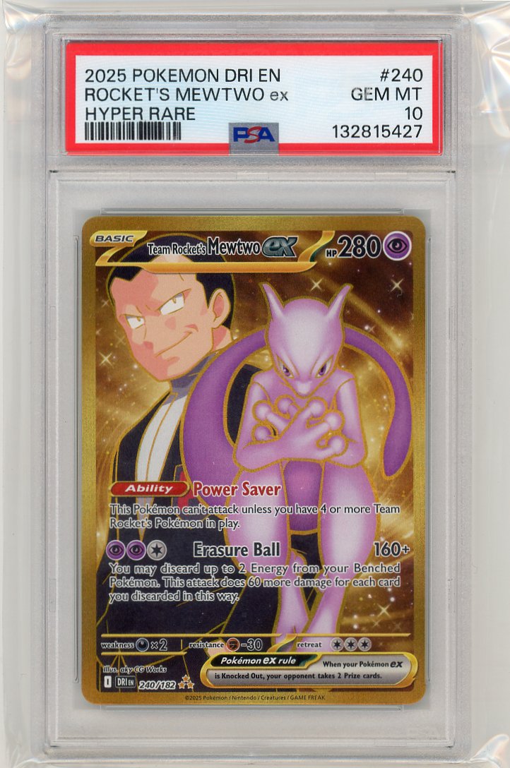 SV10: Destined Rivals #240/182 Team Rocket's Mewtwo ex