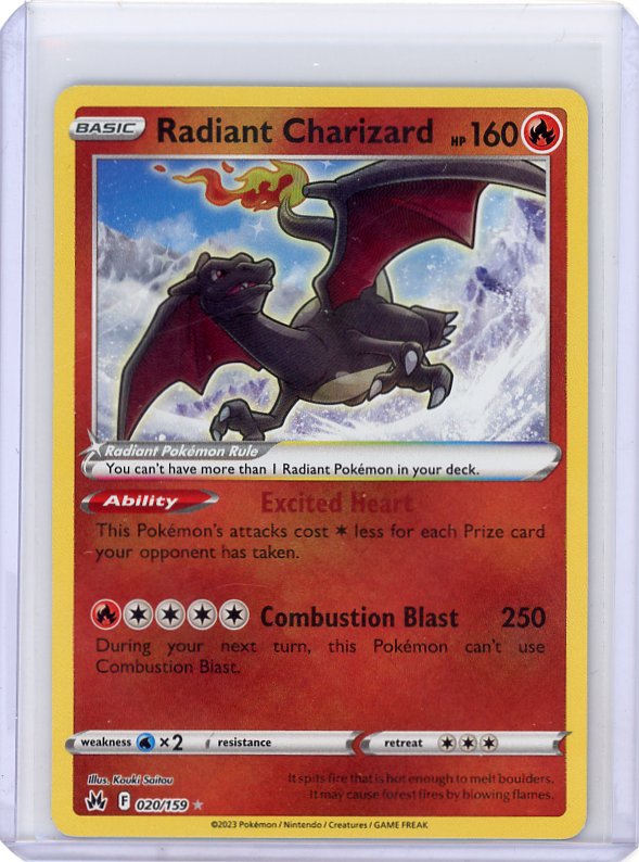 Pokemon: Radiant Charizard Crown Zenith #020/159