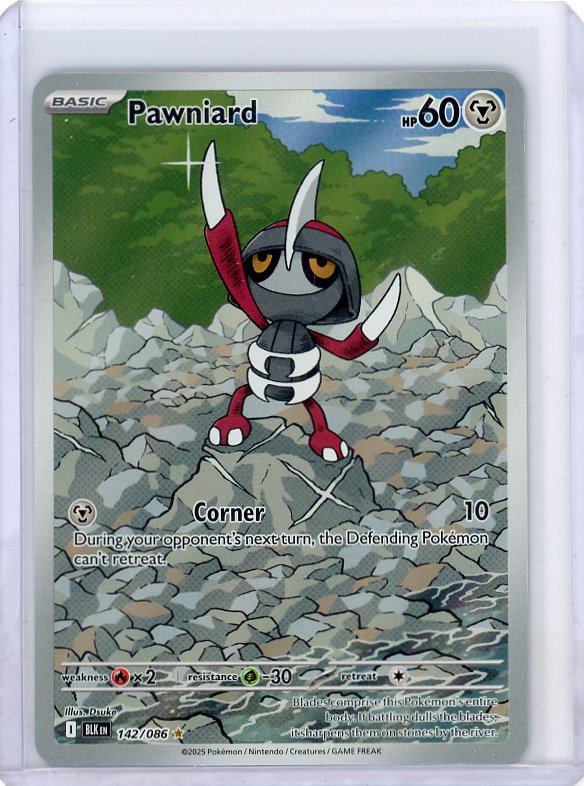 Pokemon: Pawniard SV: Black Bolt #142/086