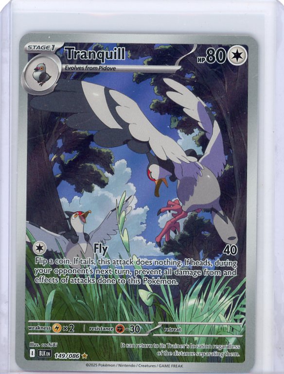 Pokemon: Tranquill SV: Black Bolt #149/086