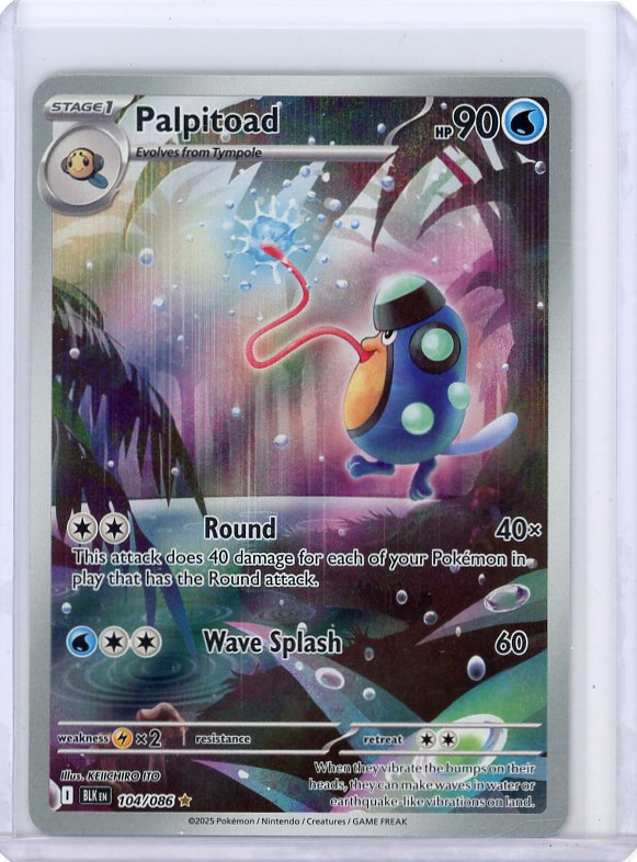 Pokemon: Palpitoad SV: Black Bolt #104/086