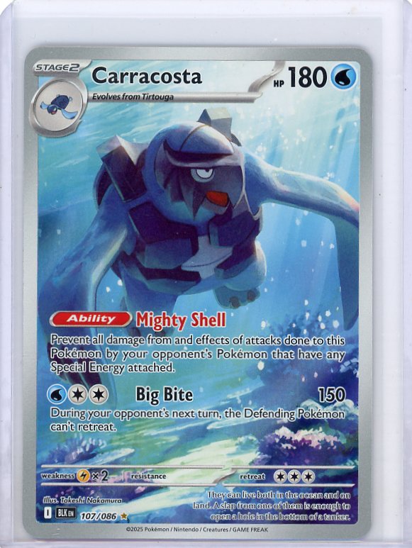 Pokemon: Carracosta SV: Black Bolt #107/086