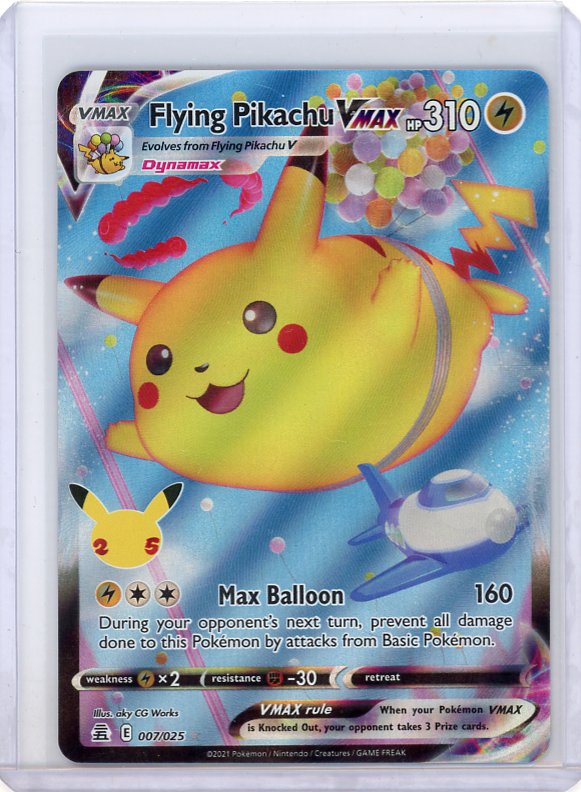 Pokemon: Flying Pikachu VMAX Celebrations #007/025