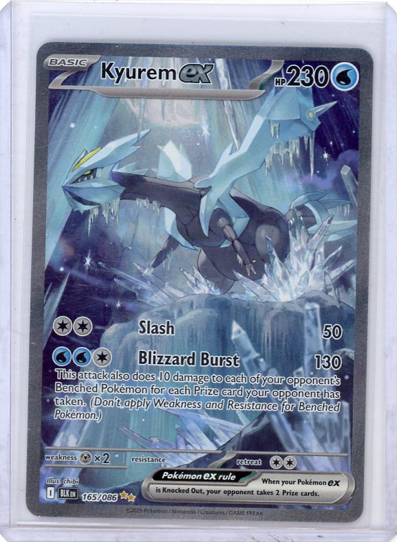 Pokemon: Kyurem ex SV: Black Bolt #165/086