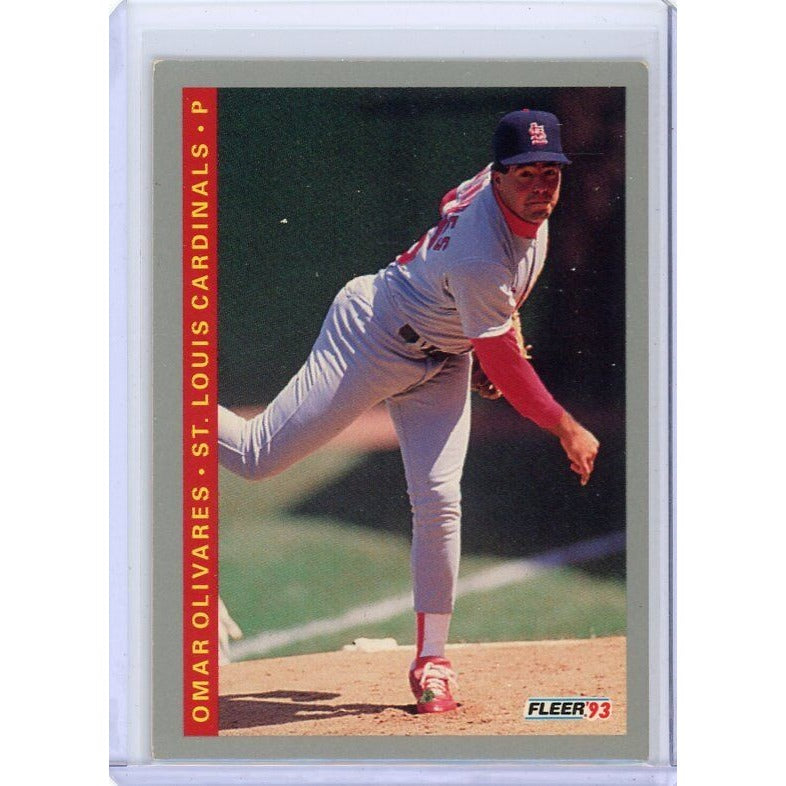 1993 St. Louis Cardinals Omar Olivares  Fleer #512