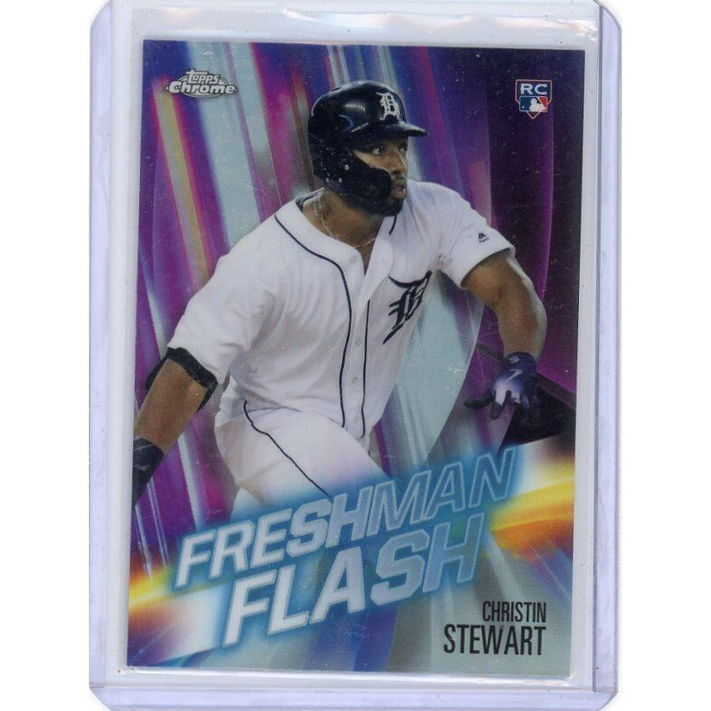 2019 Detroit Tigers Christin Stewart Topps Chrome Freshman Flash #FF-2