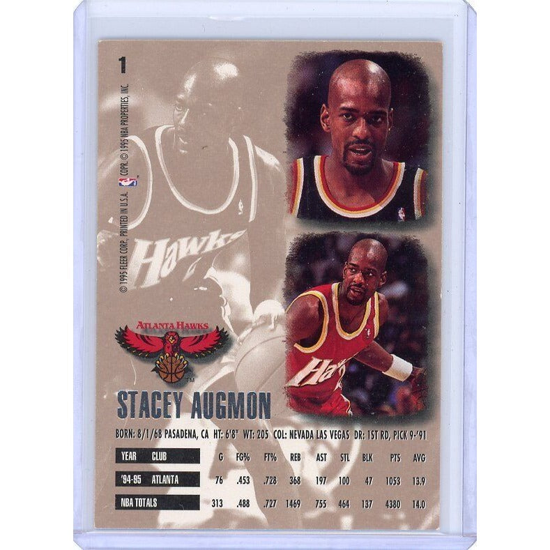 1995-96 Atlanta Hawks Stacey Augmon Fleer Ultra #1