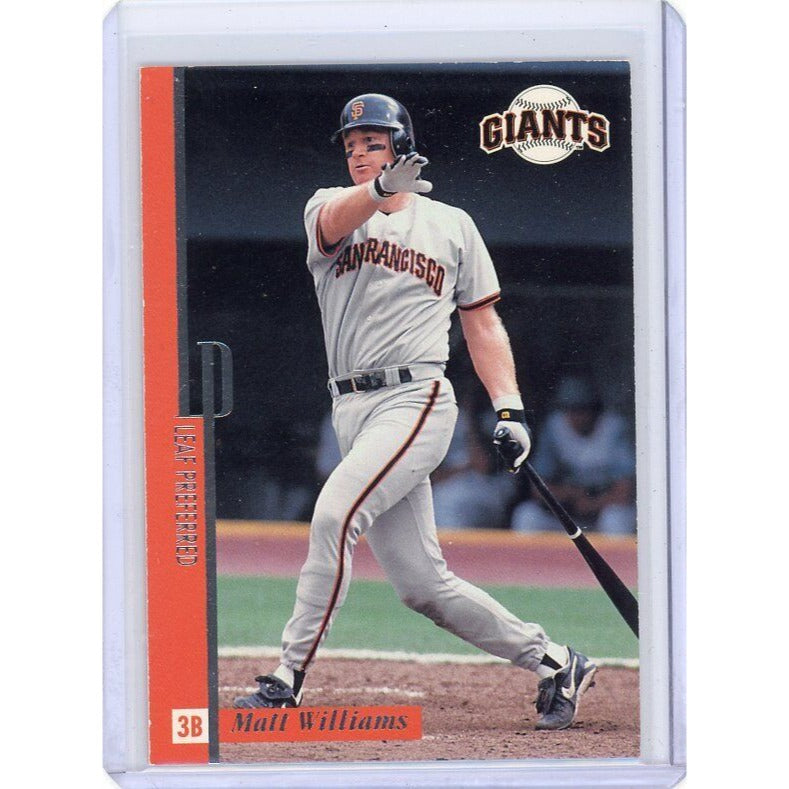 1996 San Francisco Giants Matt Williams Leaf Preferred #18