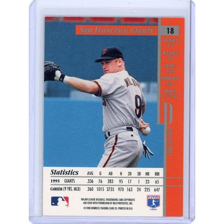 1996 San Francisco Giants Matt Williams Leaf Preferred #18