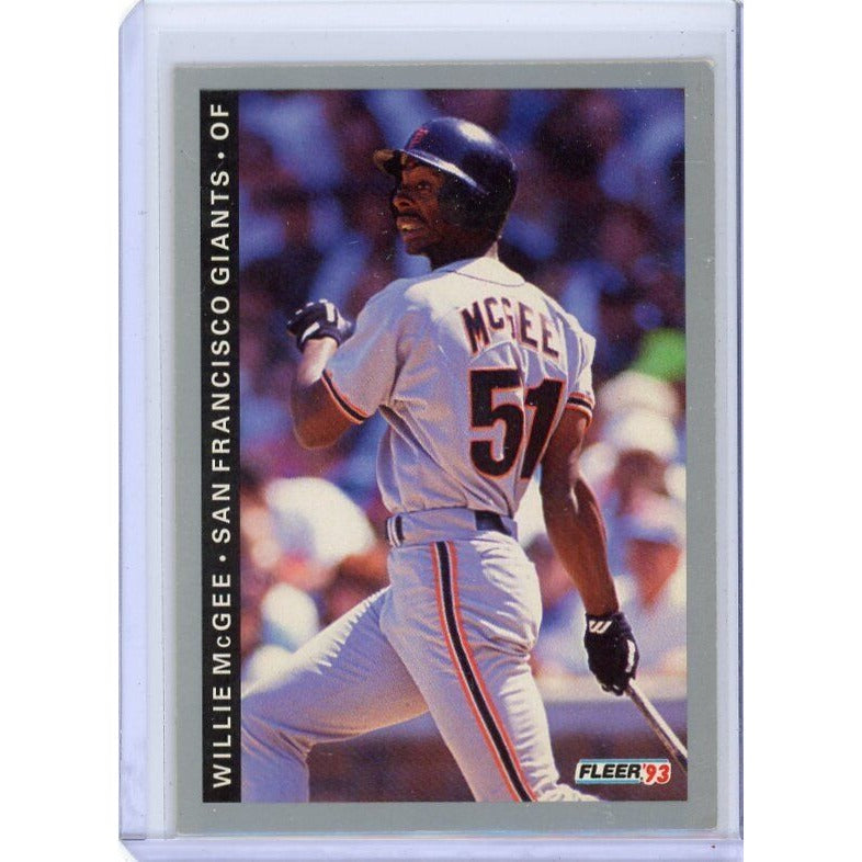 1993 San Francisco Giants Willie McGee  Fleer #159