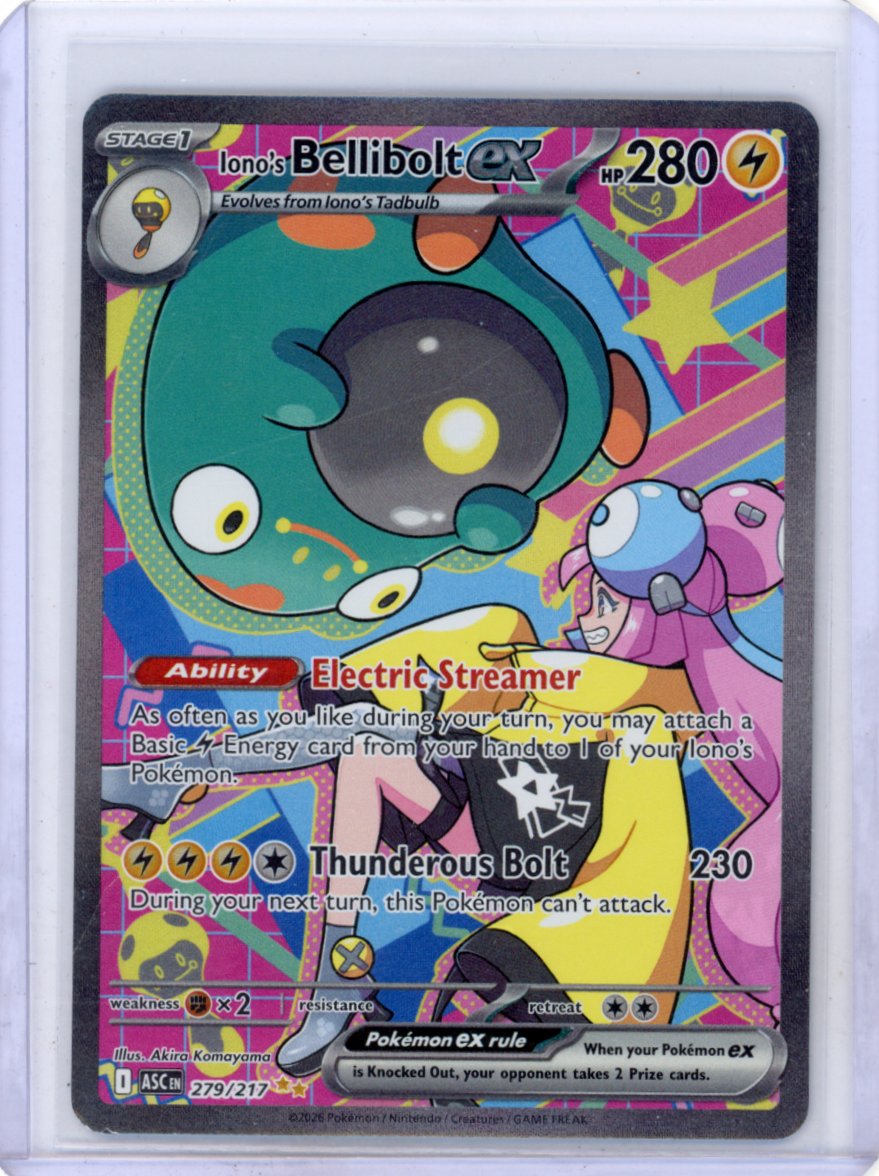 Pokemon: Iono's Bellibolt ex ME: Ascended Heroes #279/217