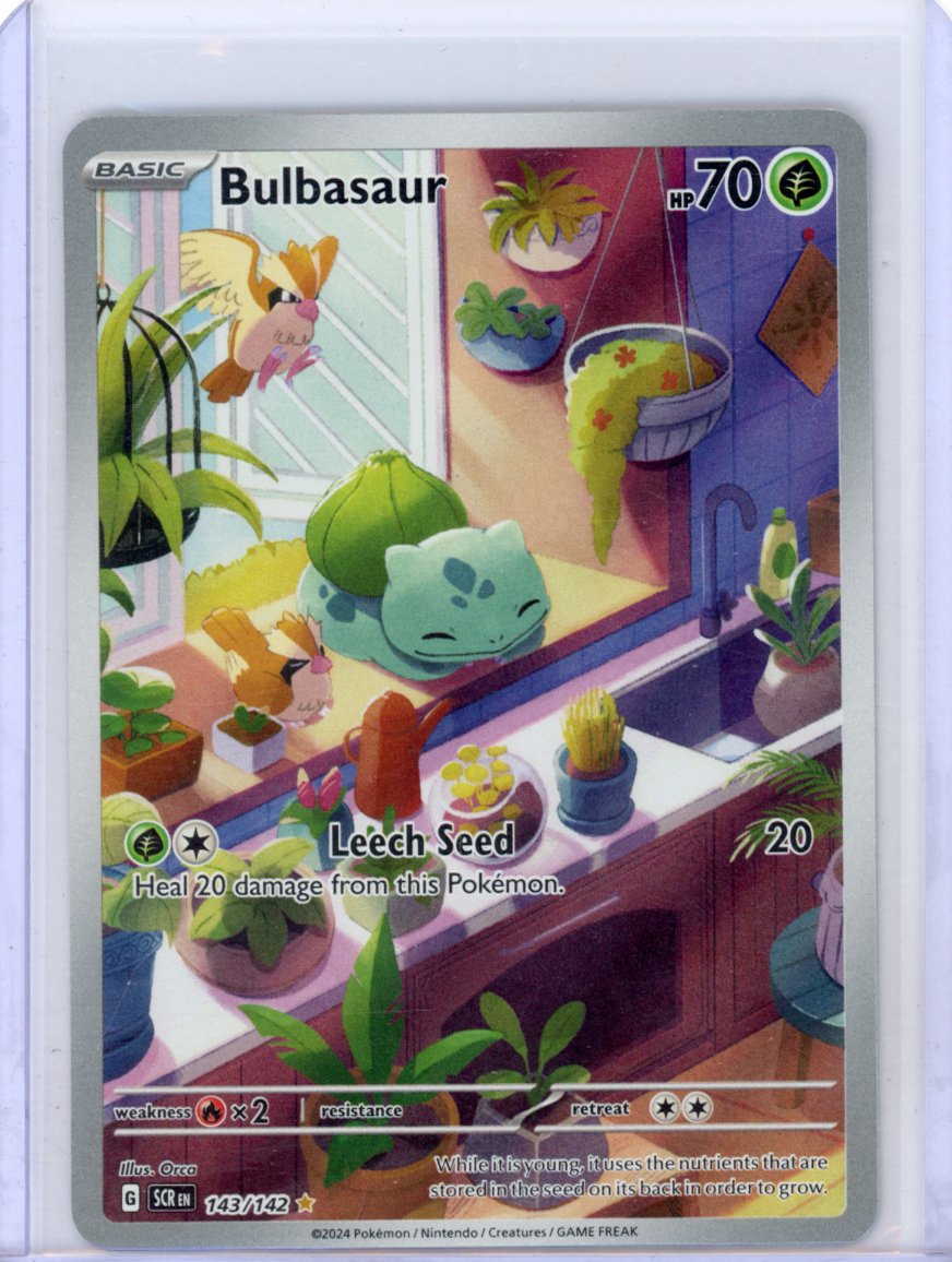 Pokemon: Bulbasaur SV07: Stellar Crown #143/142