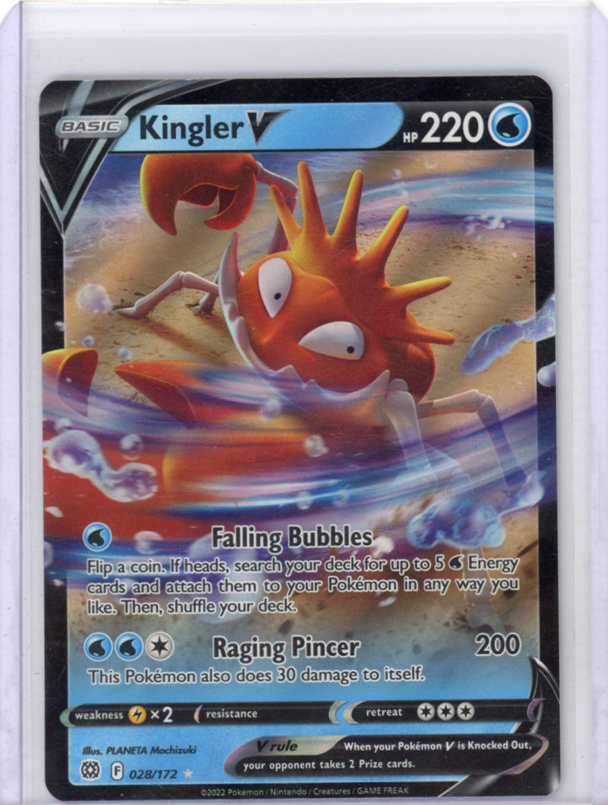 Pokemon: Kingler V - SWSH09: Brilliant Stars #028/172