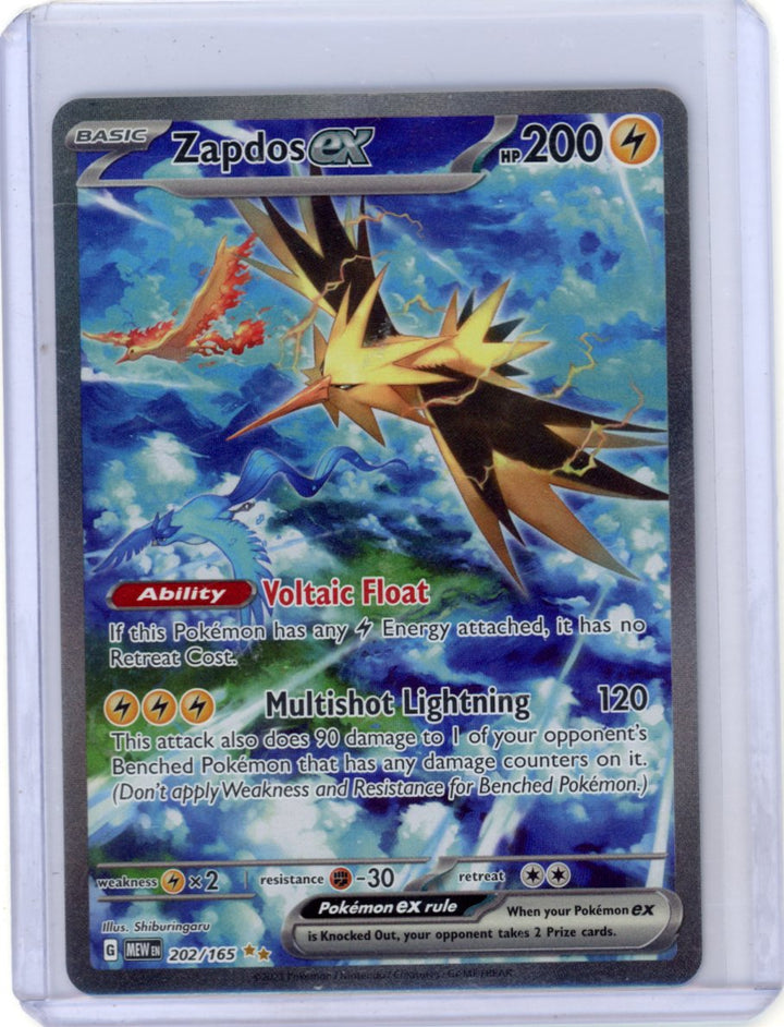 Zapdos ex - SV: Scarlet & Violet 151 #202/165