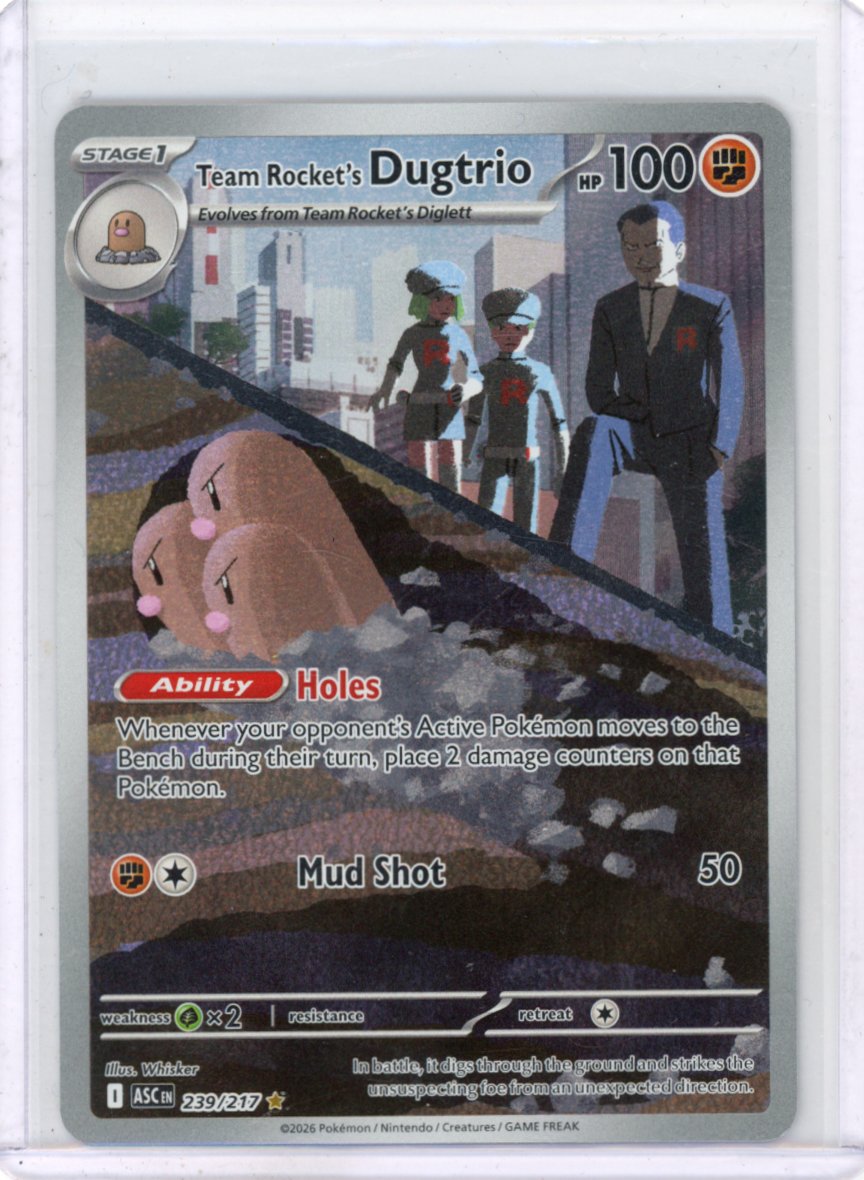 Team Rocket's Dugtrio - ME: Ascended Heroes #239/217