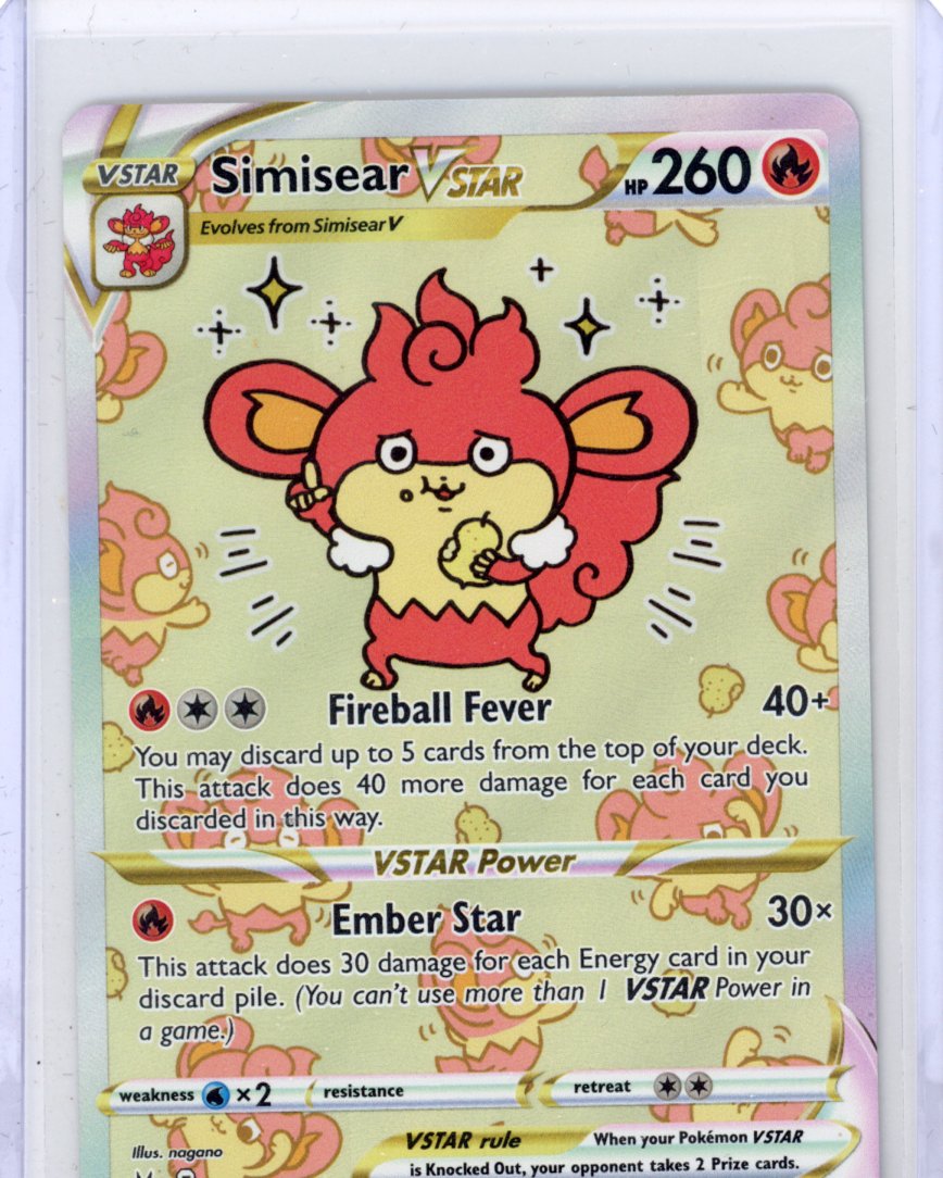 Simisear VSTAR - SWSH: Crown Zenith: Galarian Gallery #GG37/GG70