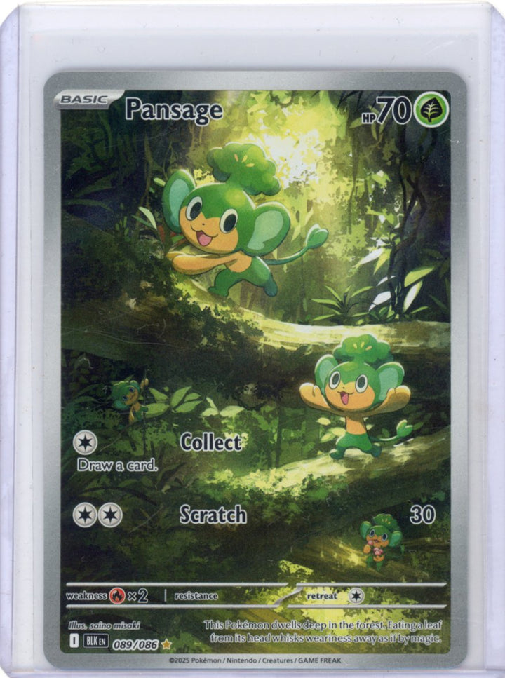 Pansage - SV: Black Bolt #089/086