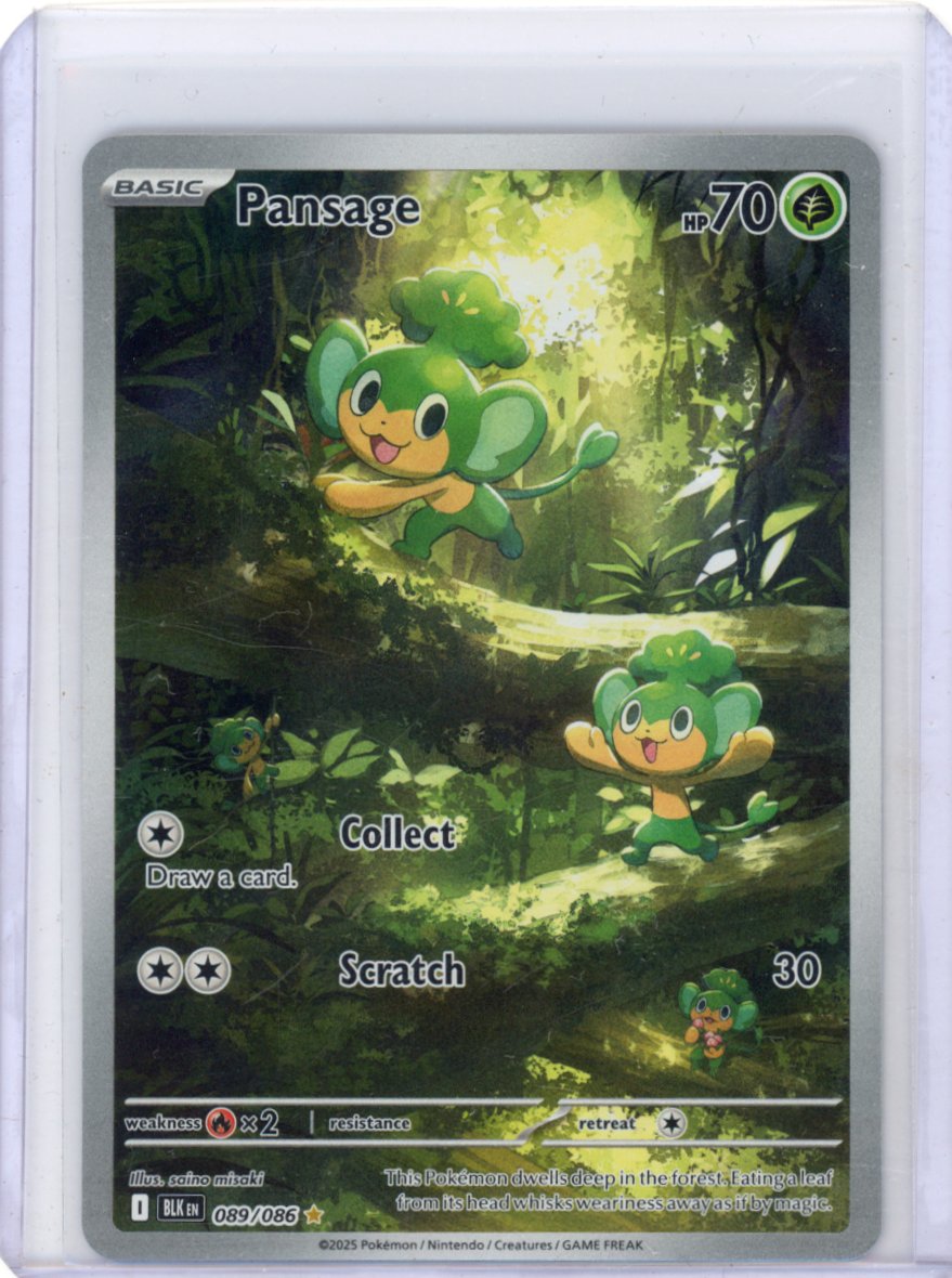 Pansage - SV: Black Bolt #089/086