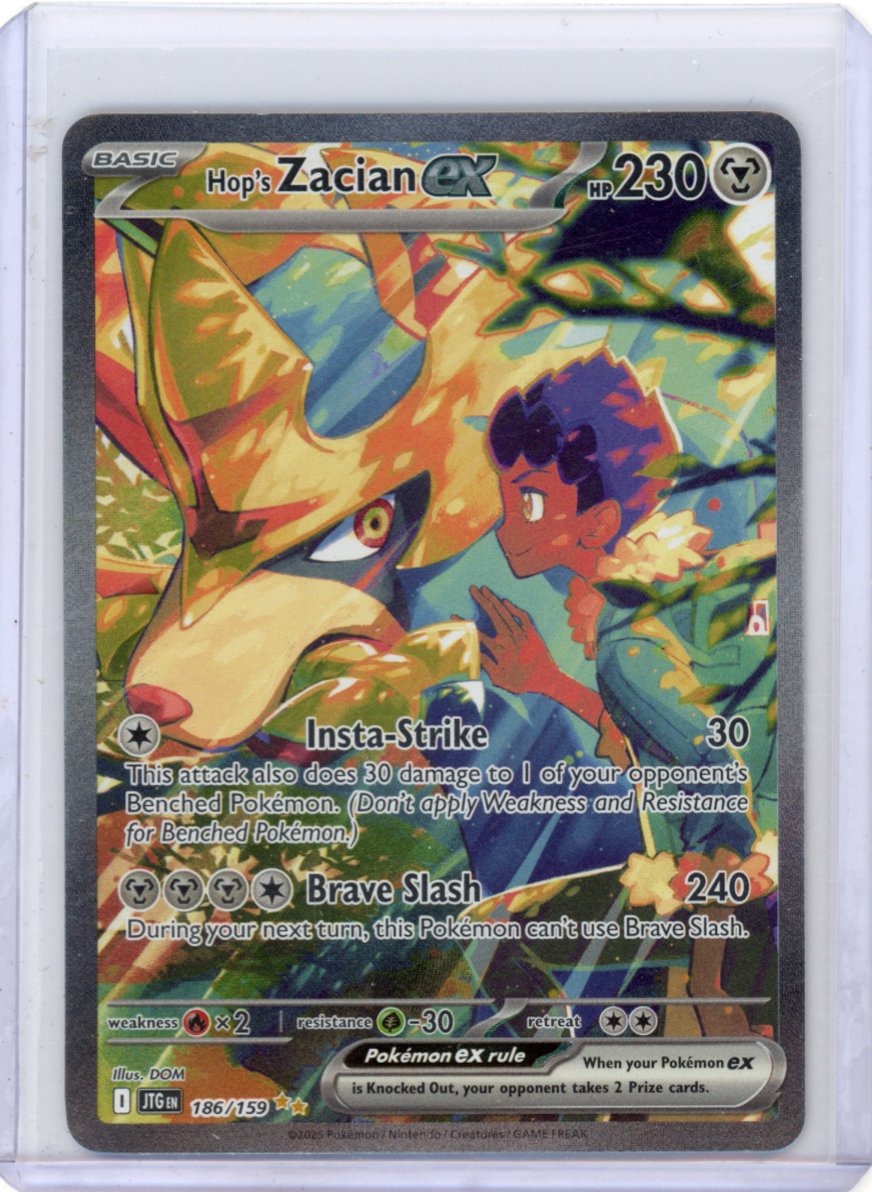 Hop's Zacian ex - SV09: Journey Together #186/159