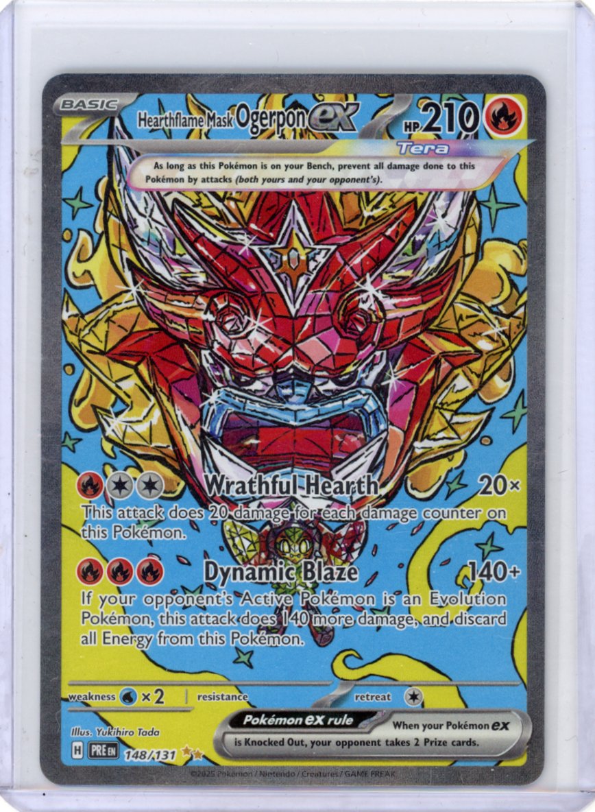 Hearthflame Mask Ogerpon ex - SV: Prismatic Evolutions #148/131